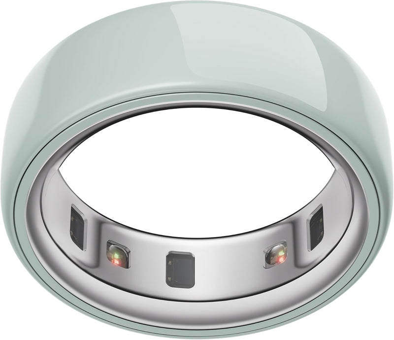 Oura Ring 4 - Ceramic Petal - Size 8 - Smart Ring Non-Standard Fit Measure with Oura Ring 4 Size Kit Sleep, Heart Rate and Fitness Tracking Wearable 8-Day Battery, iOS/Android Compatible - Tide 15