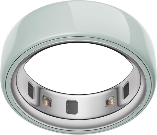 Oura Ring 4 - Ceramic Petal - Size 8 - Smart Ring Non-Standard Fit Measure with Oura Ring 4 Size Kit Sleep, Heart Rate and Fitness Tracking Wearable 8-Day Battery, iOS/Android Compatible - Tide 15