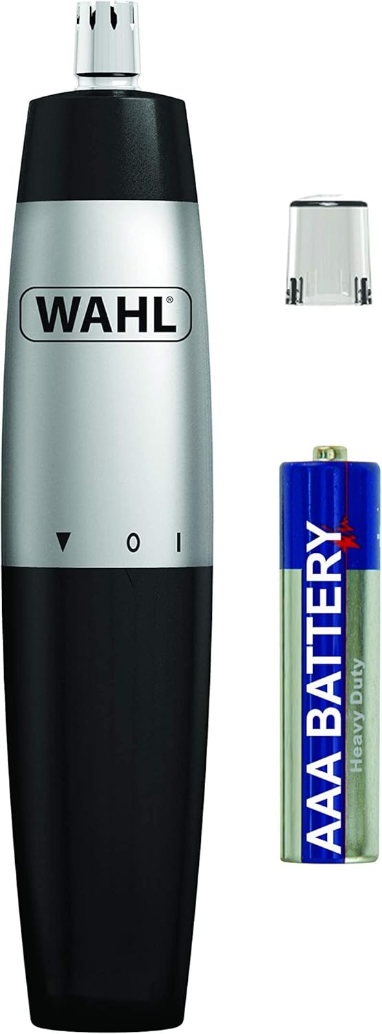Wahl Nasal Trimmer, Detachable Attachment, Easy Cleaning, Cordless Trimmer, Blade Guard, Aa Battery Included, 05642-135