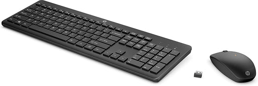 HP 230 Wireless Keyboard and Mouse Combo Set, 2.4 GHz Wireless USB-A Nano Receiver, Up to 1600 dpi, Up to 16 Months Battery Life - Black, 18H24AAABU, 18H24AA - Wireless