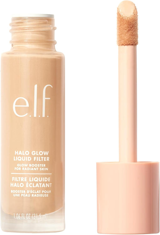 e.l.f. Halo Glow Liquid Filter, Complexion Booster for a Radiant, Soft Focused Look, with Hyaluronic Acid, Vegan & Cruelty Free, 0 Fair, 31.5 ml - 0 Fair