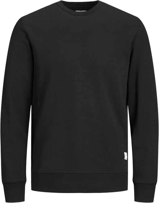 mens JJEBASIC SWEAT CREW NECK NOOS Sweatshirt (pack of 1) - Black