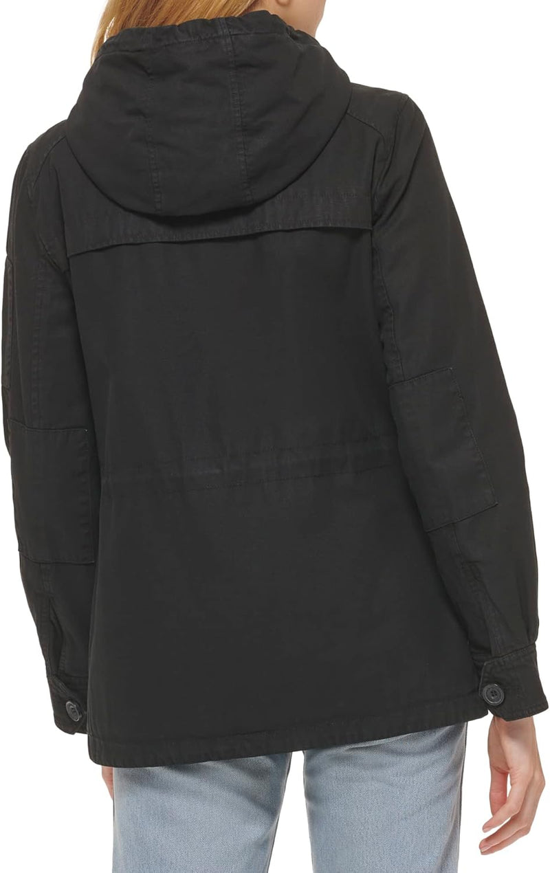 Levi's Women's Cotton Four Pocket Hooded Field Jacket (Standard & Plus Sizes)