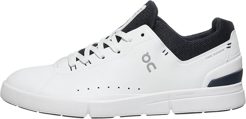 On Men's The Roger Advantage Sneakers, White/Cobalt, 9 Medium US, White/Cobalt, 9