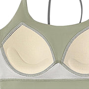Dress Cici Strappy Longline Bra, Sports Crop Top, Yoga Bra