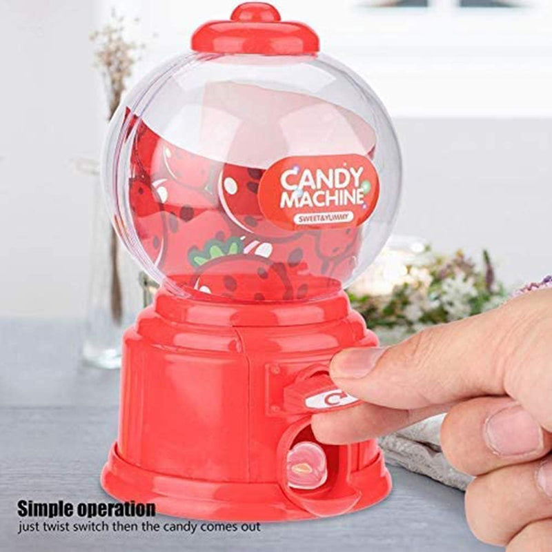 Candy Vending Machine Cute Sweets Mini Candy Machine Bubble Gumball Dispenser Coin Bank