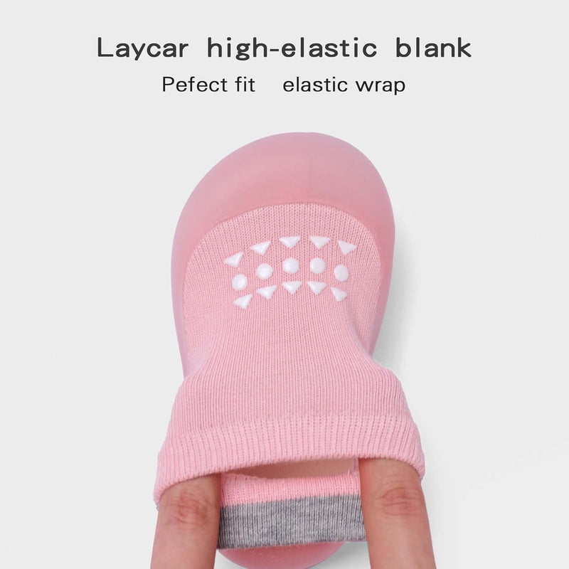 Bearbay Baby Sock Shoes Baby Walking Shoes Infant Non-Slip Breathable Slippers with Soft Rubber Sole Baby Boys Girls Sneakers