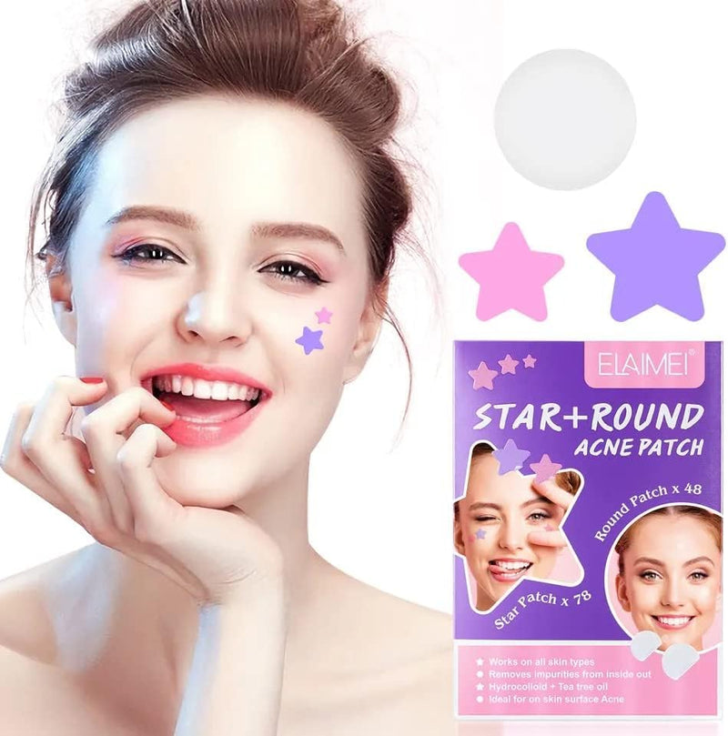 KANZA - 30 Pcs T-Zone Hydrocolloid Patches| Cleansing Blackhead Remover| Acne Patch Pimple Remover for Zit Breakouts |Nose and Forehead Patch |Painless,Safe |Removes Pimple,Acne Nose Gunk Pores