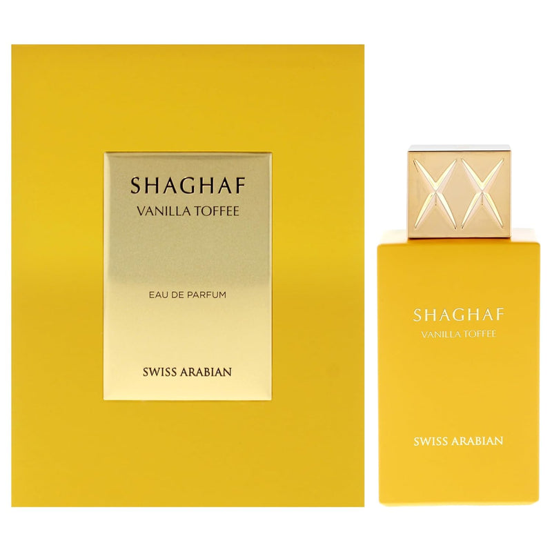 Swiss Arabian Shaghaf Vanilla Toffee Unisex Eau De Parfum 75ml