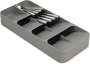 Joseph Joseph 85141 Drawerstore Kitchen Drawer Organizer Tray Large 85152. - Grey Cutlery Organiser
