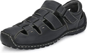 Men's Tan Fisherman Sandals - Grey