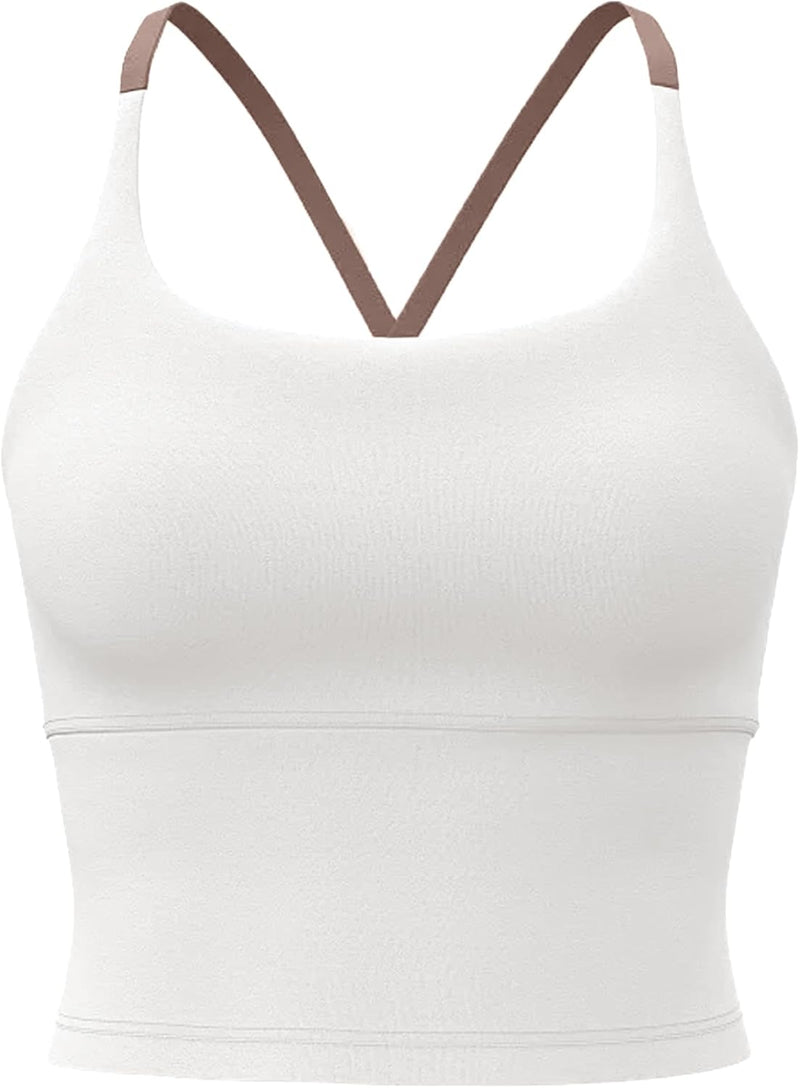 Dress Cici Strappy Longline Bra, Sports Crop Top, Yoga Bra