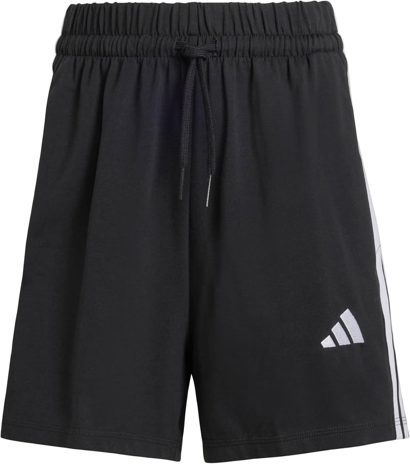 Women's Essentials 3-stripes Cotton Shorts Shorts - Black