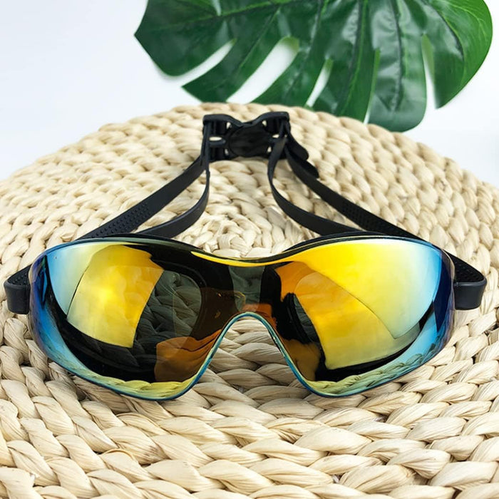 NALACAL Swimming Goggles Adult Men Women, Anti Fog Uv Protection, Polarized, Safe Drop Technology