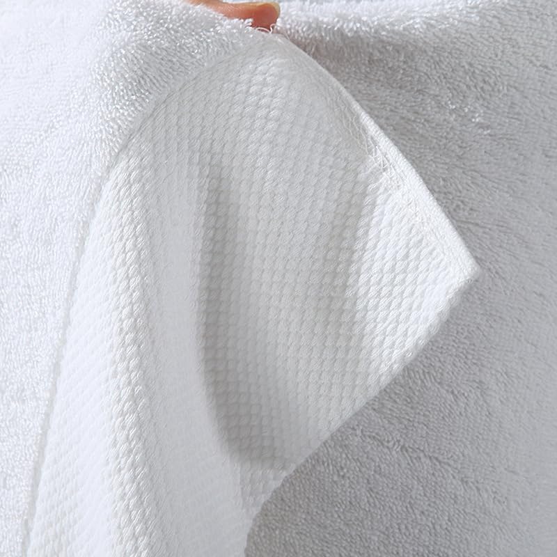 SKY-TOUCH Bath Towel 100% Cotton 4pcs, Premium Hotel Quality Large Bath Towel 70x140 cm, 600GSM Premium Bath Sheet Soft & Highly Absorbent for Home Bathroom Hotel (White)