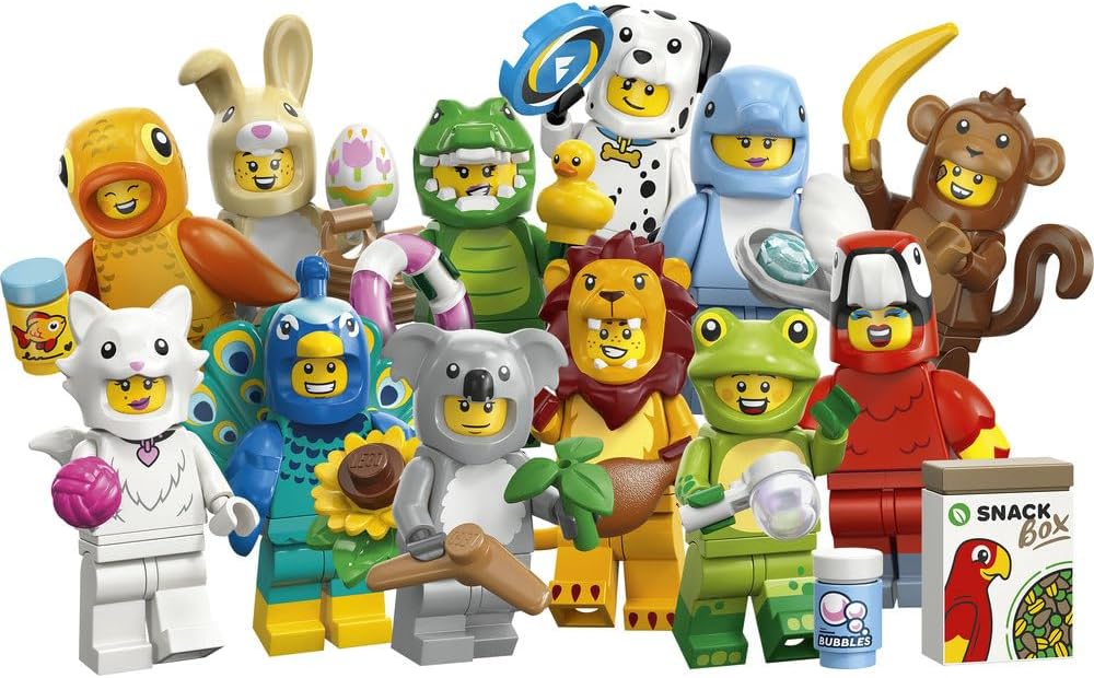 LEGO Minifigures Animal Series 28 - Blind Box - Get 1 of 12 Collectible Toys - Figures incl. Lion, Bunny, Cat & Dolphin - Party Bag Fillers for 5+ Year Old Boys & Girls - 71051 – image 10