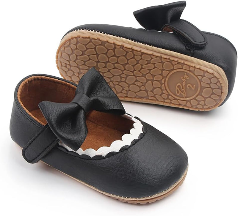 Baby Shoes Infant Sneaker Sandals for Girls Leather Walking Shoes Non-Slip Sneaker Toddler First Walker Shoes Newborn Crib Shoes