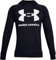 Mens Ua Rival Fleece Big Logo Hd Sweatshirt (pack of 1) - Black