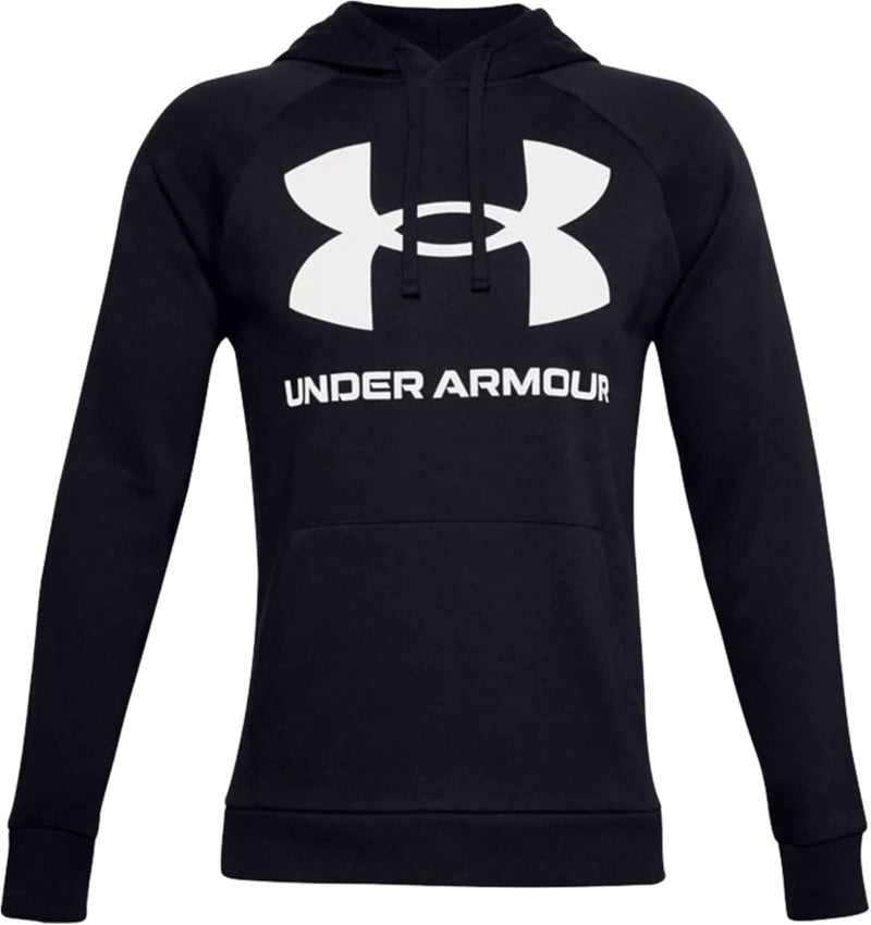 Mens Ua Rival Fleece Big Logo Hd Sweatshirt (pack of 1) - Black