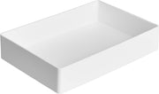 Sponsored Ad Amazon Basics Rectangular Plastic Organizer Accessory Tray, White - 23.9 x 17 x 5.1 cm Accessory Tray
