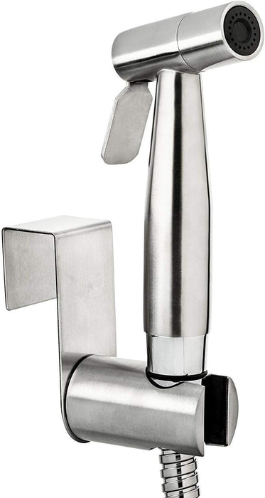 Handheld Bidet Toilet Sprayer Set for Self Cleaning Shattaf, Stainless Steel, 3 Piece Set
