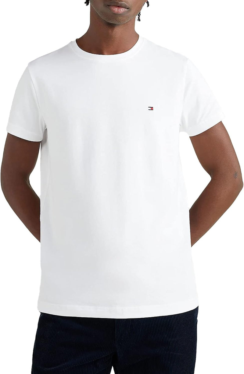 Tommy Hilfiger Men's Core Stretch Slim C-neck Tee Mw0mw27539 Short Sleeve T-Shirts (pack of 1)