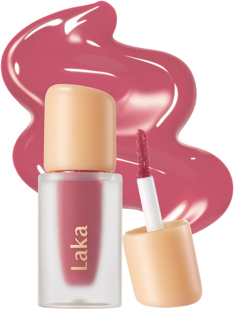Fruity Glam Lip Tint Mini, 1.9g/0.07oz, Glowing Lip Stain with Wide Color Spectrum, Hydrating & Lightweight Texture, Long-Lasting Bold Stain, Non-Sticky, Vegan, K-Beauty (102 Dewy) - #111 Mellow