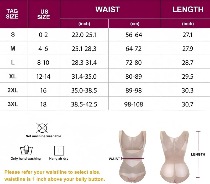 ACICSCK Shapewear for Women Tummy Control Bodysuit Open Bust Seamless Full Breathable Lightweight Mesh Lift buttocks Body Shaper