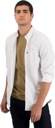 American Eagle Men's Slim Fit Oxford Button-Up Shirt
