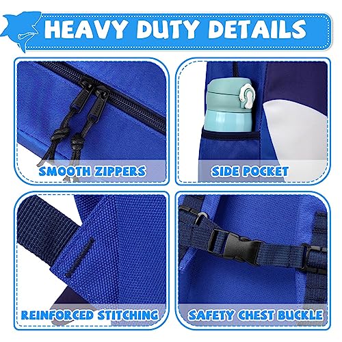 VASCHY Toddler Kids Backpack,Cute Lightweight Schoolbag for Little Children Preschool Boys Girls Bookbag with Chest Strap 3D Shape
