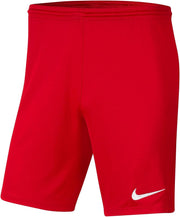 Men's Dri-fit Park 3 Football Shorts - University Red/(White)