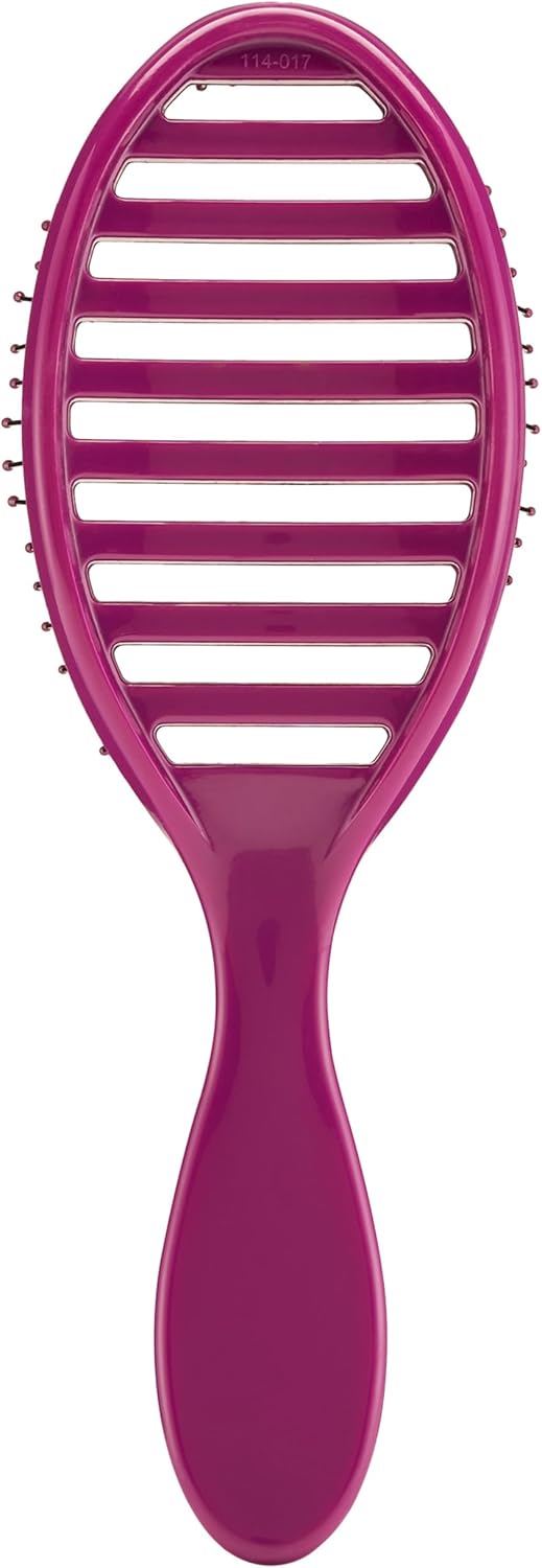 Wet Brush Speed Dry Hair Brush - Color Wash, Watermark - Vented Design and Ultra Soft HeatFlex Bristles Are Blow Dry Safe With Ergonomic Handle Manages Tangle and Uncontrollable Hair - Pain-Free