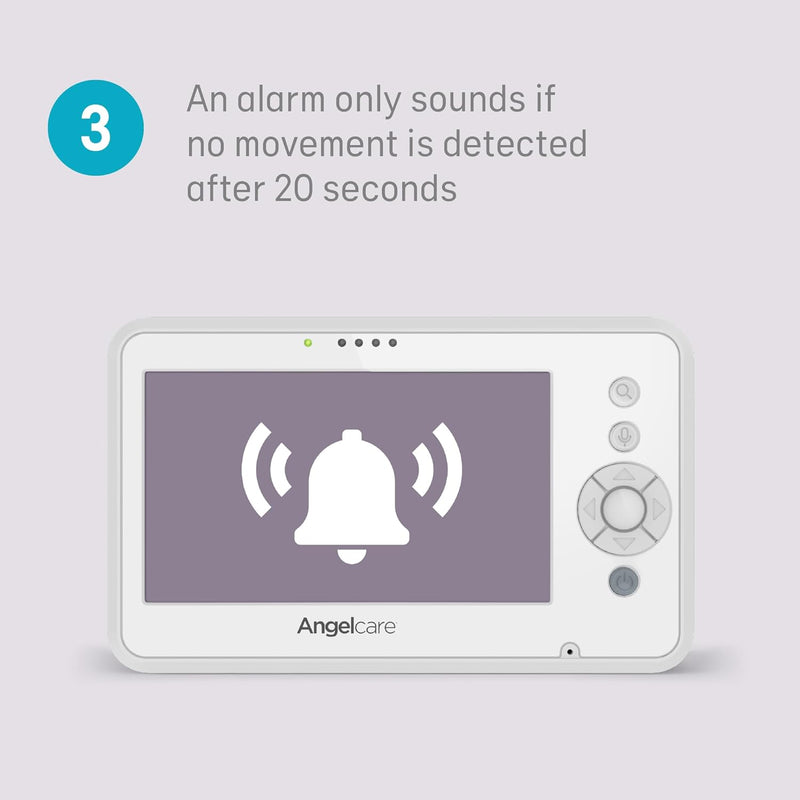 Angelcare NEW AC25-1 Baby Movement Monitor with Video & Sound