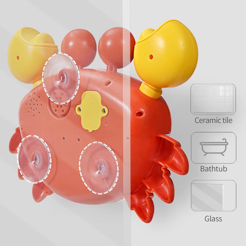 Deejoy Crab Bubble Bath Maker for The Bathtub,Blows Bubbles and Plays 12 Childrens Songs,Sing-Along Bath Bubble Machine Baby, Toddler Kids Toys Makes Great Gifts for 3 Years Girl Boy - Modern