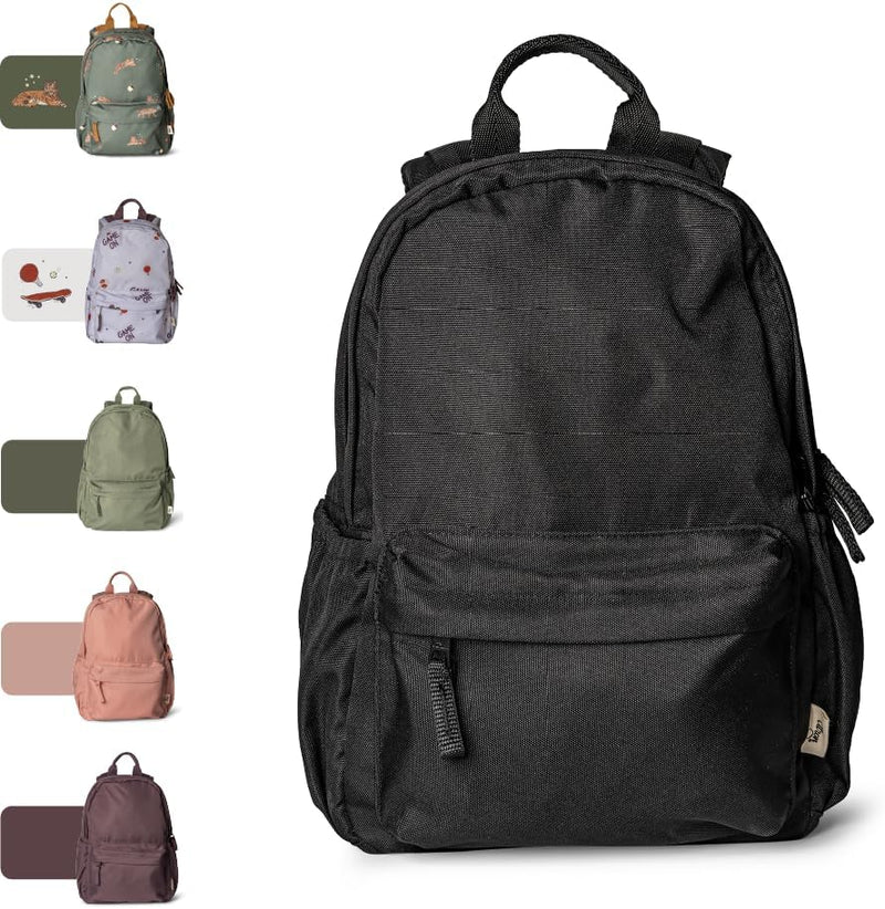 Children's School Medium Backpack, 4 to 6 years, Lightweight and Durable, Perfect for Nursery and Travel - Black