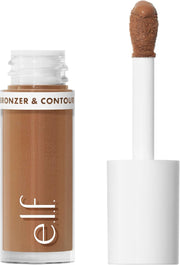 e.l.f. Camo Liquid Bronzer & Contour, Silky Highly Pigmented Formula, Creates a Long-Lasting Bronzed Glow & Natural Look, Vegan & Cruelty-Free, 4 Light/Medium - 3 Light 29.57 ml (Pack of 1)