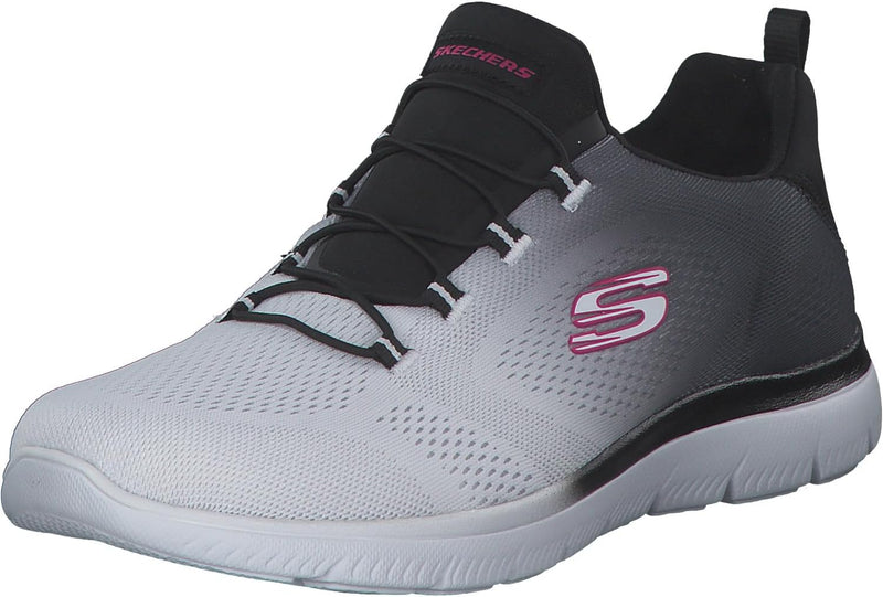 SUMMITS womens Shoes - BLACK WHITE Splash