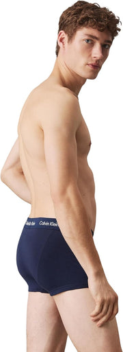Men's 3P Low Rise Trunks (pack of 3) - Black/BlueShadow/CobaltWater DTM WB