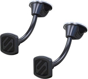 Scosche Mwdm2Pk Ub Magicmount Magnetic Car Phone Holder Mount With Suction Cup 360 Degree Adjustable Head, Universal All Devices Flex Neck Pack Of 2, Black, 2 - Windshield / Dash Suction Mount