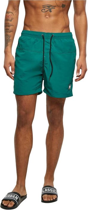 Urban Classics mens Block Swim Shorts Swim Trunks