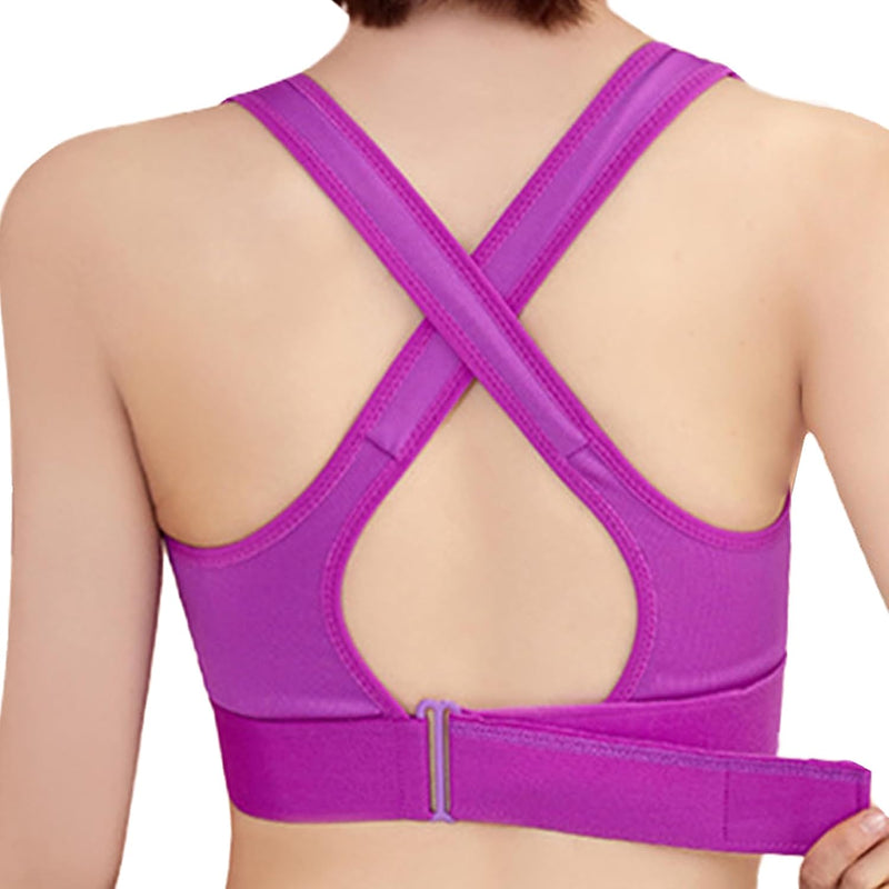Dress Cici Zip Front Sports Bra, Longline High Impact Sports Bras