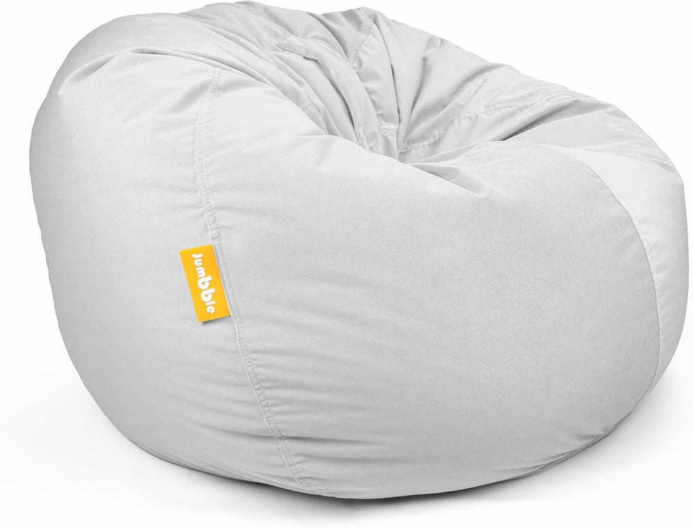 Nest Soft Suede Bean Bag with Filling Cozy Bean Bag Best for Lounging Indoor Kids & Adult Soft Velvet Fabric Filled with Polystyrene Beads (Light Pink, Large)