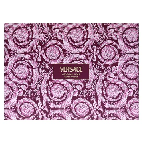 Versace Crystal Noir Natural Eau De Parfum Spray 4-Pieces Gift Set for Women