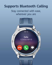 WATCH GT5 46mm Smartwatch, upto14 Days Battery Life,Sharp-Edged Design, Health Tracking, iOS & Android Compatible, HUAWEI Care+, 3 Month Extra warranty, Blue