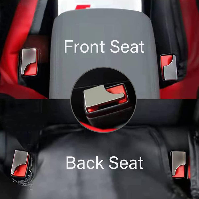 ECVV Car Buckle Clip Seatbelt Clip Accessories, Hidden Seat Belt Buckle Alarm Stopper, Vehicle Seatbelt Silencers for Cancel Driving Noise