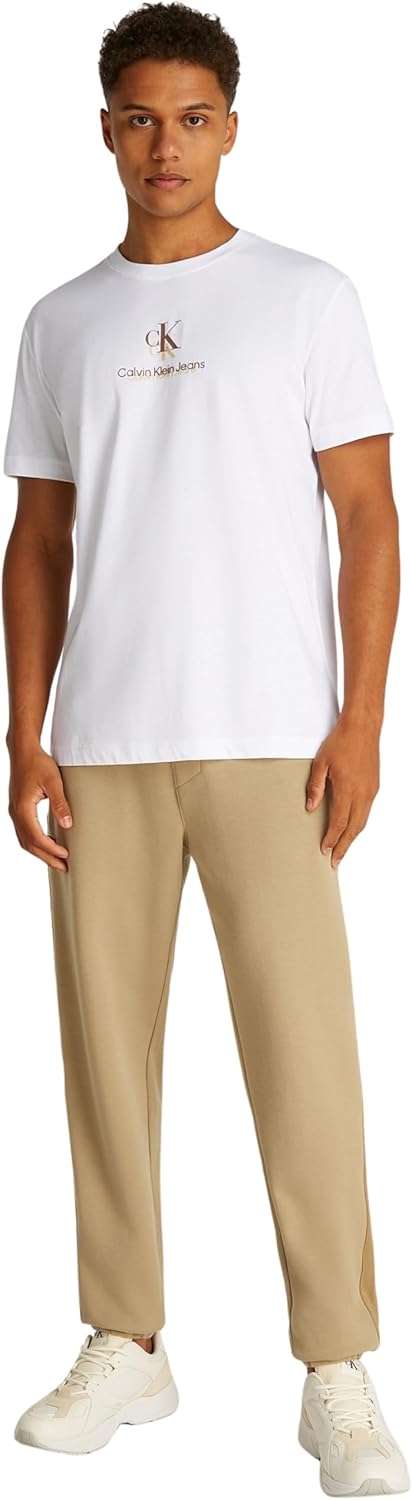 Calvin Klein Mens SHADOW LOGO TEE T-Shirts