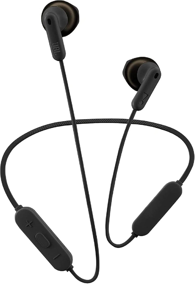 JBL TUNE 215BT - Wireless earbud headphones with Bluetooth 5.0, built-in microphone, and 16 hour battery life, in white - BLACK