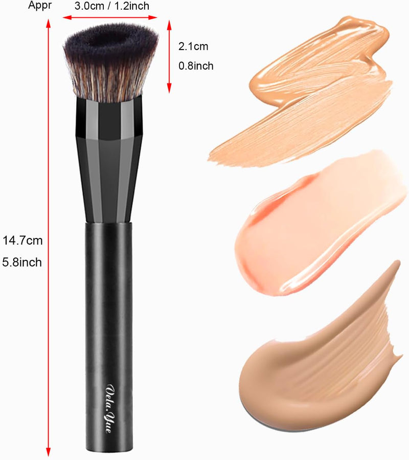 Vela.Yue Liquid Foundation Brush for Natural Flawless Look Angled Perfecting Face Brush