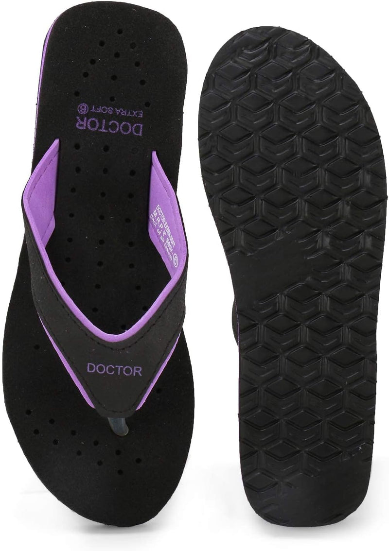 DOCTOR EXTRA SOFT Ortho Care Diabetic Orthopaedic Pregnancy Super Comfort Dr Flipflops and House Slippers For Women's and Girl's D-18