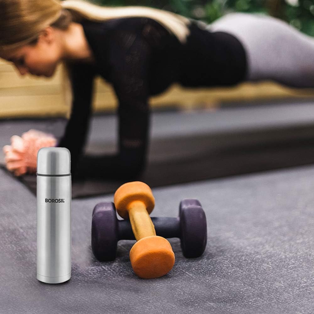 Hydra Thermo Stainless Steel Flask, 350ml, Silver